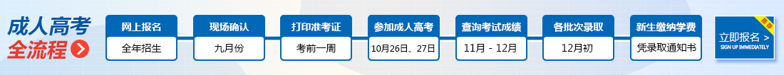 济宁成人高考报名流程